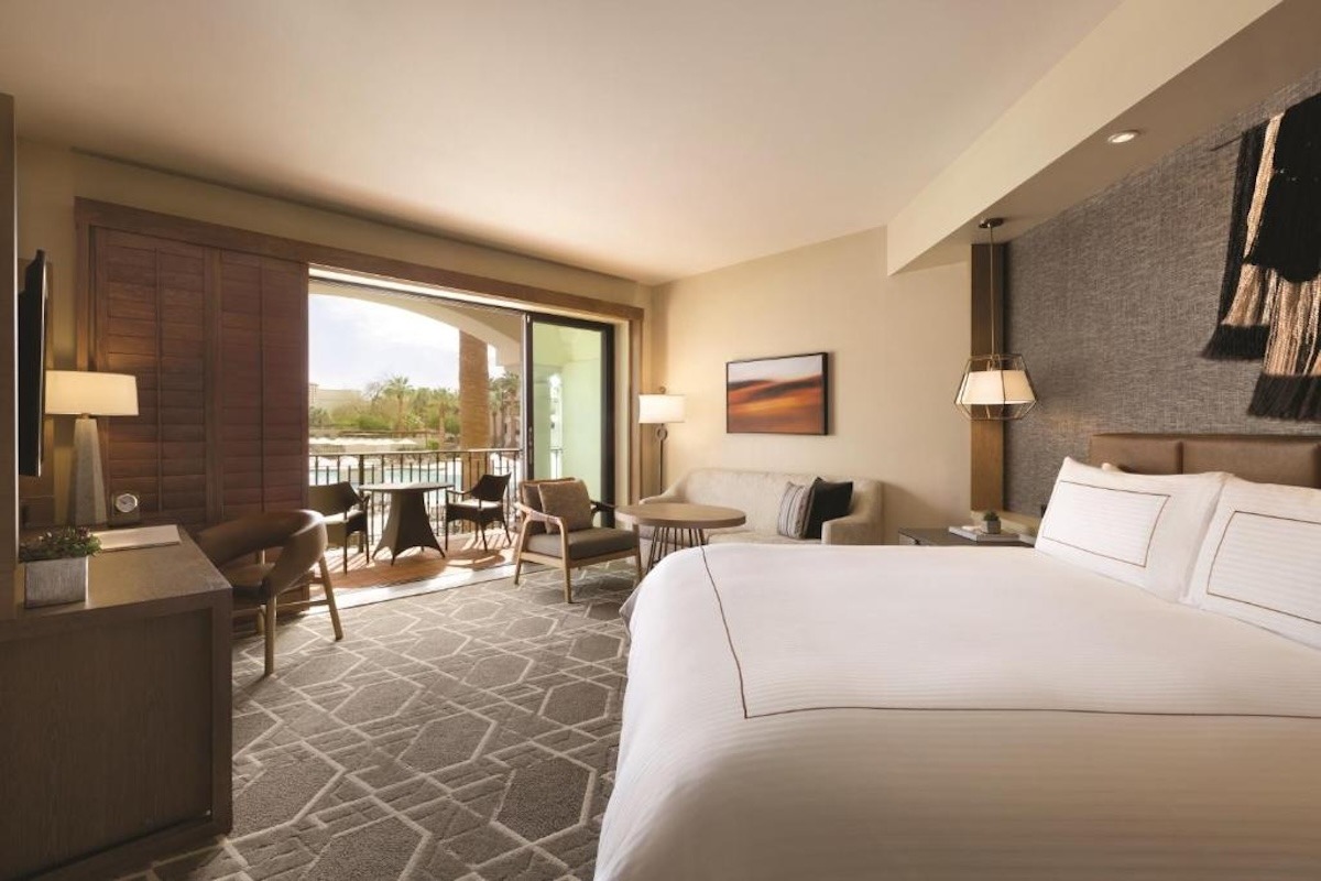 A suite at Fairmont Scottsdale Princess