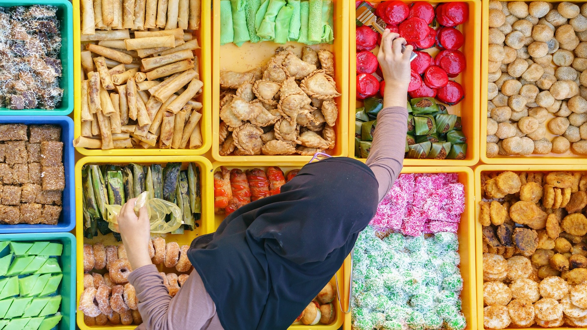 Malaysian local cakes or Malaysian local cakes or