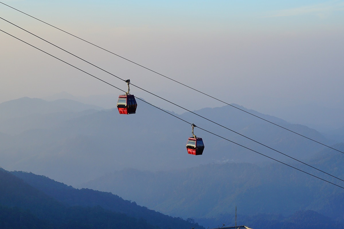 馬來西亞雲頂高原的纜車