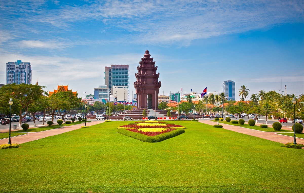 Independence Monument in Phnom Penh, Cambodia