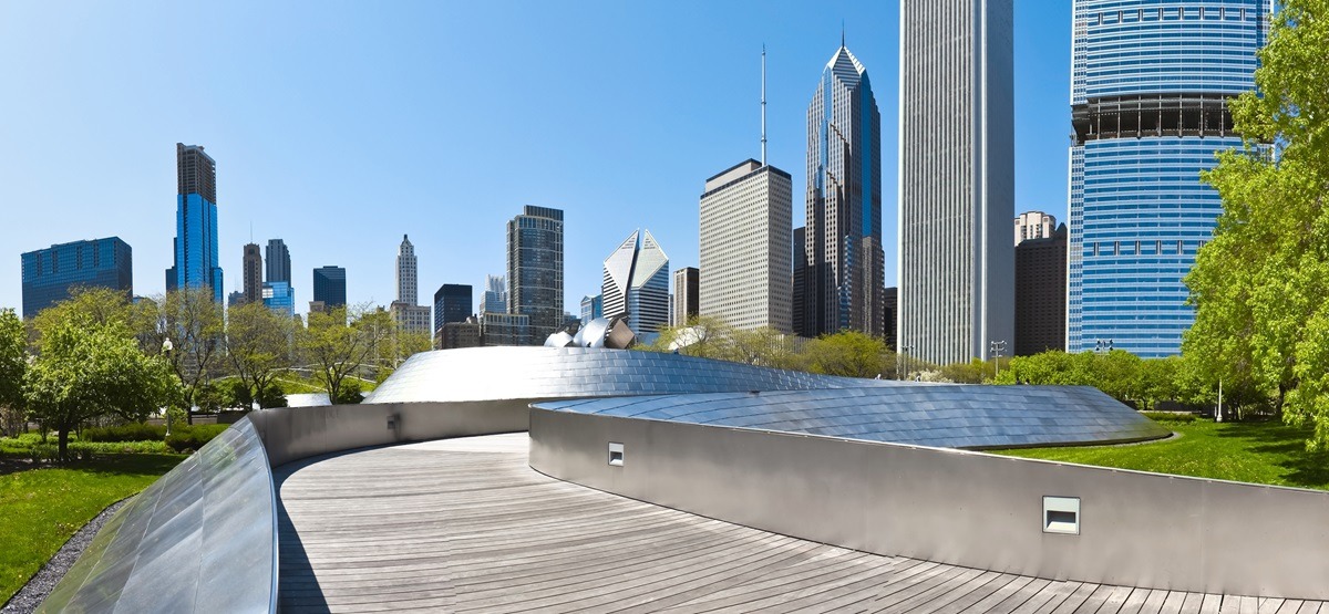 Millennium Park in Chicago, USA Millennium Park in Chicago, USA