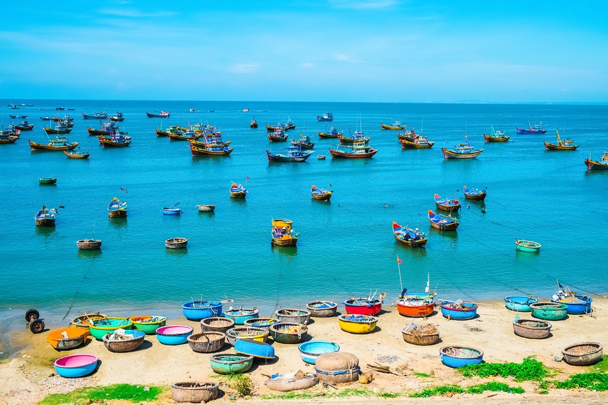 Muine Fishing Village in Phan Thiet, Vietnam