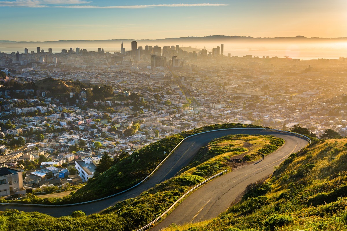 Twin Peaks in San Francisco, USA