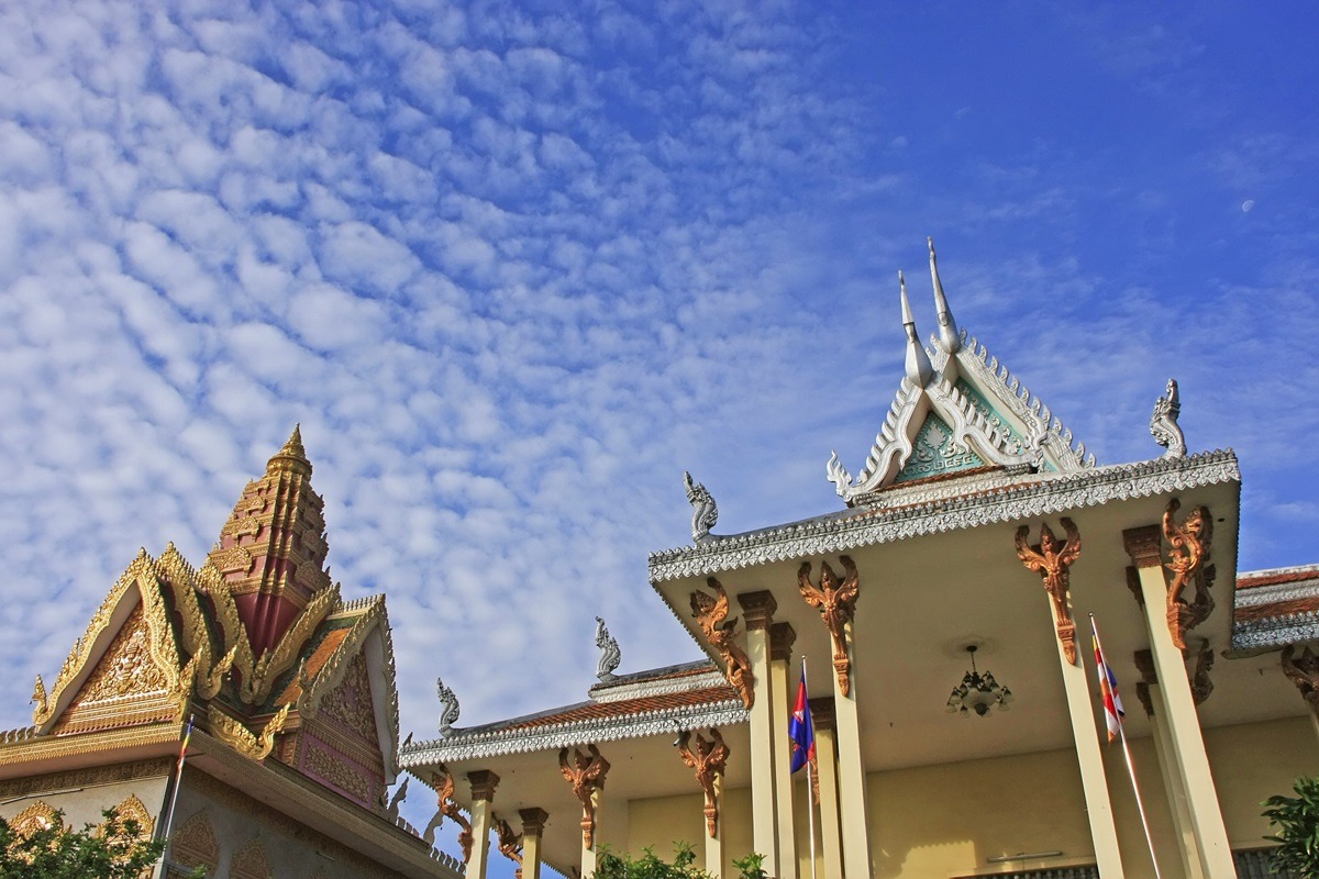 Wat Ounalom in Phnom Penh, Cambodia