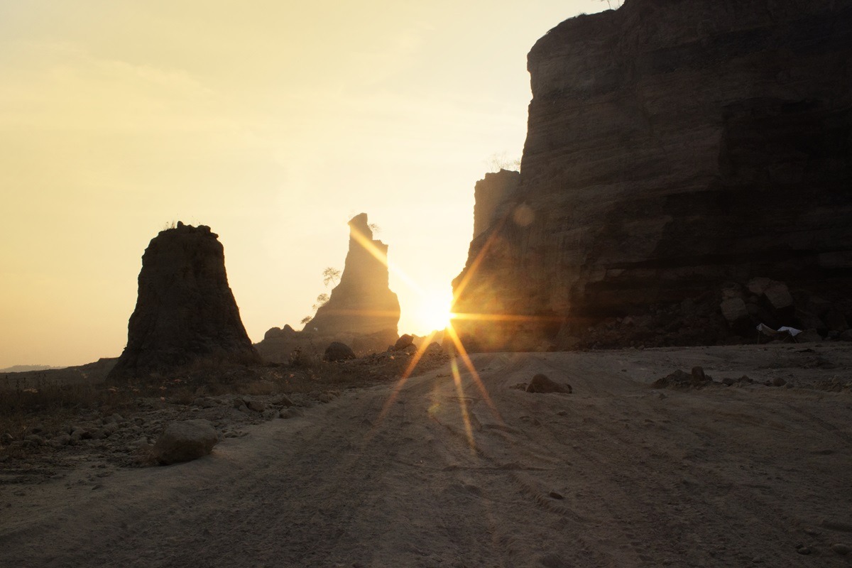 Brown Canyon in Semarang, Indonesia