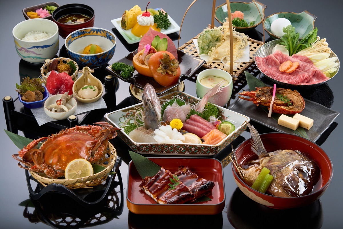 Kaiseki, traditionelles Essen in Japan