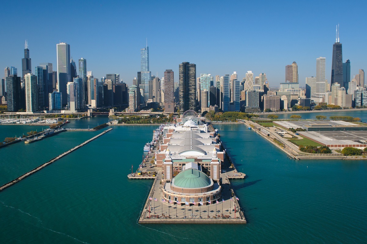 Navy Pier in Chicago, USA Navy Pier in Chicago, USA