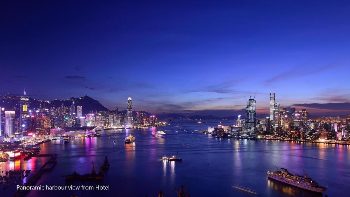 panoramic view from Harbour Grand Hong Kong panoramic view from Harbour Grand Hong Kong