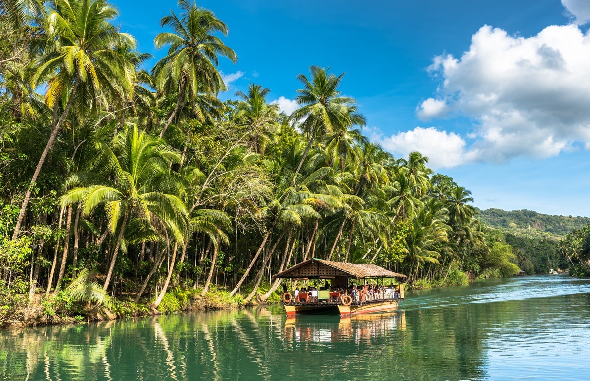 Loboc River in Bohol, the Philippines