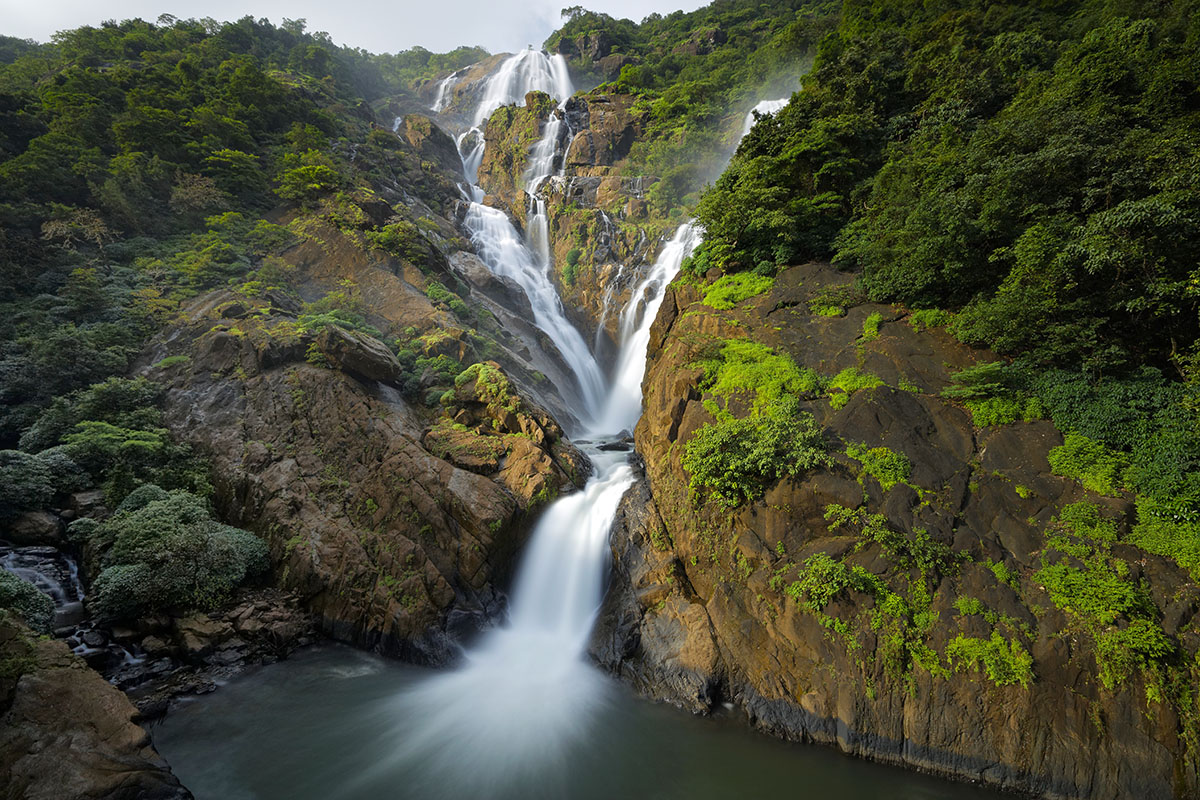 Goa Wildlife Sanctuaries Dudhsagar Waterfall Goa Wildlife Sanctuaries Dudhsagar Waterfall