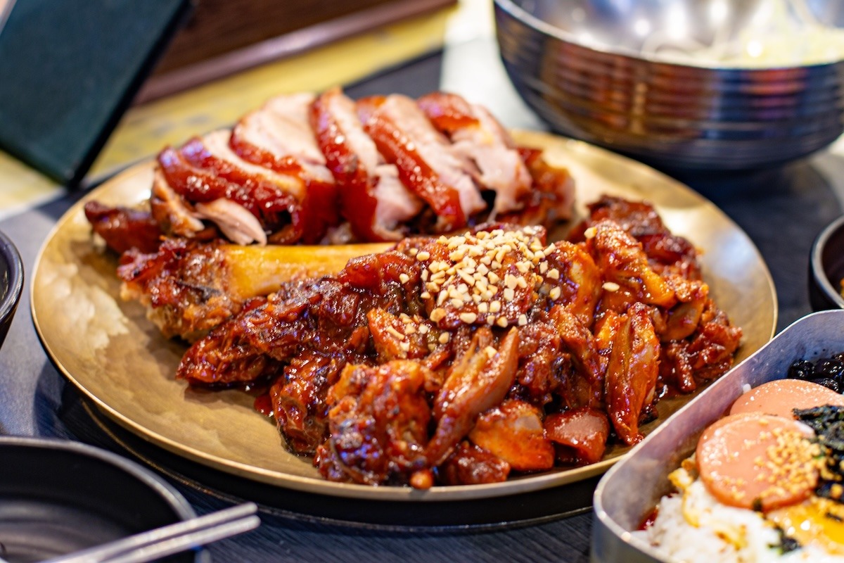 jokbal-top memilih makanan korea