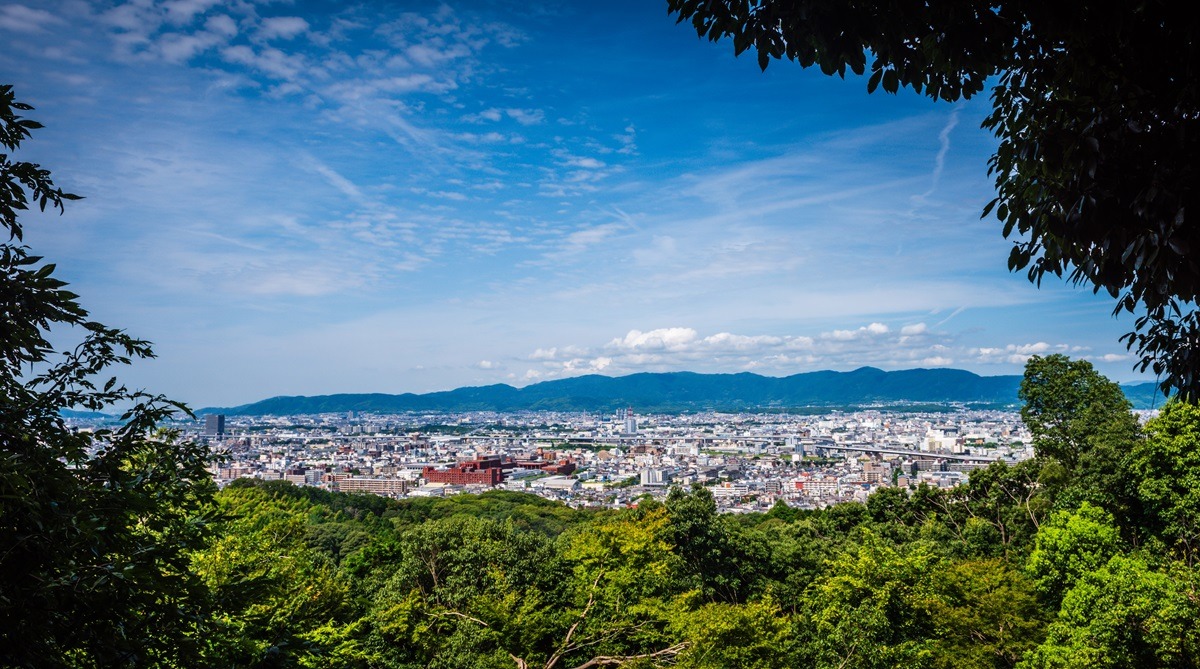 京都の稲荷山 京都の稲荷山