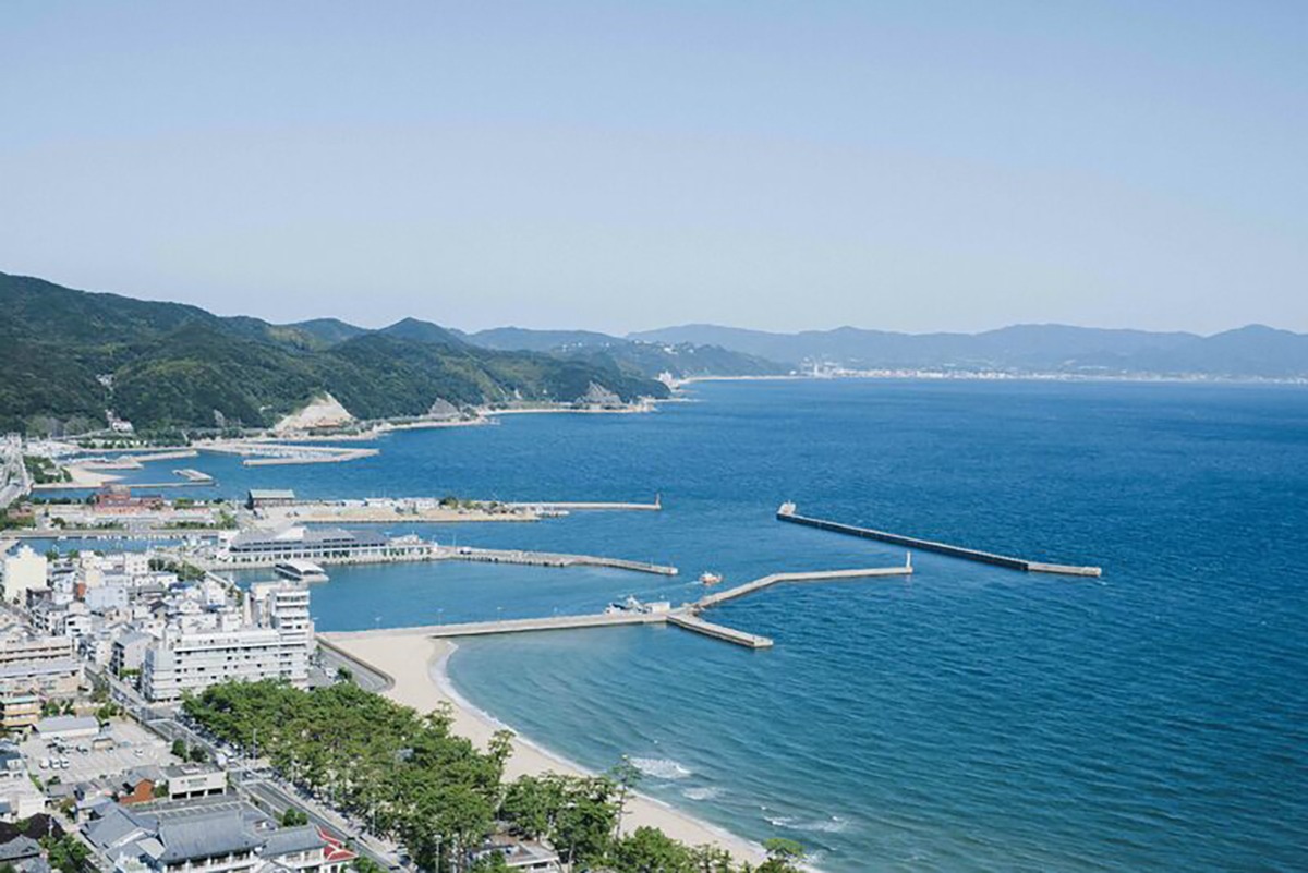 Sumoto City and Osaka Bay Sumoto City and Osaka Bay