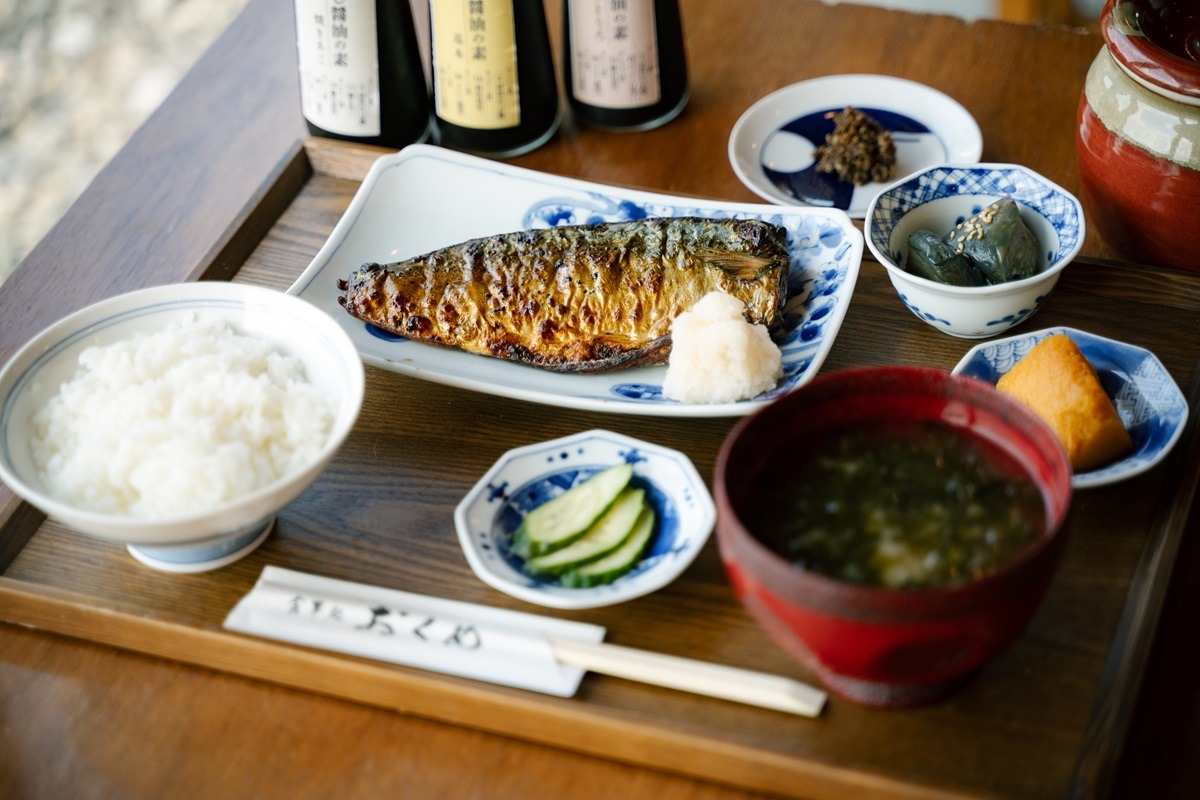 Kinka Mackerel Set Meal Kinka Mackerel Set Meal