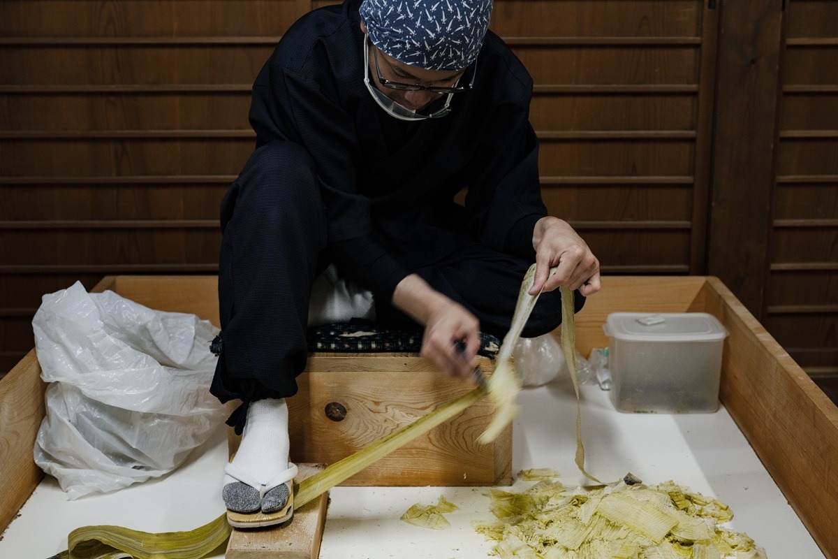Shaving the Kombu Shaving the Kombu