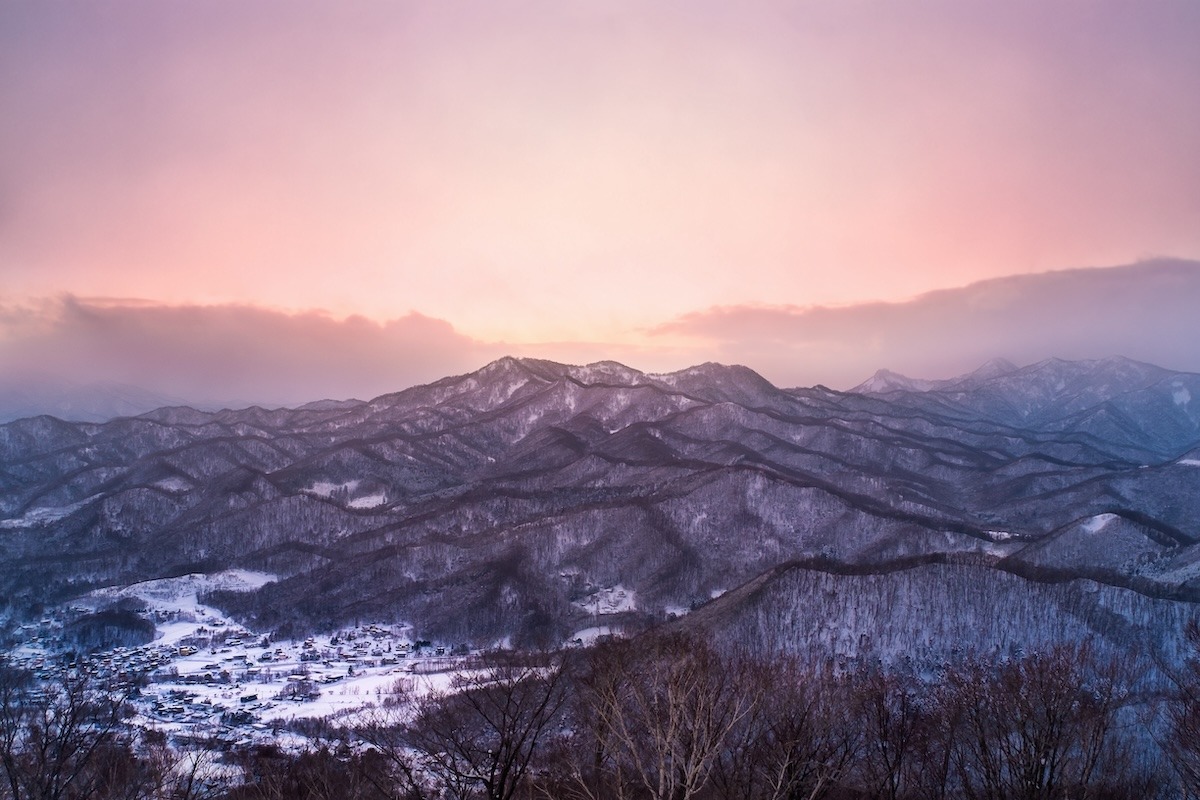 冬天從莫岩山欣賞札幌風景 冬天從莫岩山欣賞札幌風景