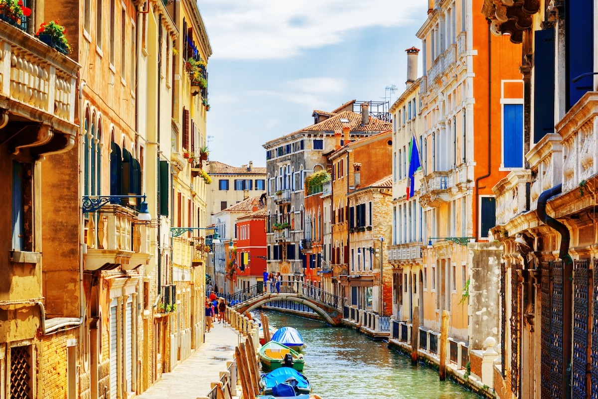 Die enge Straße von Venedig Die enge Straße von Venedig