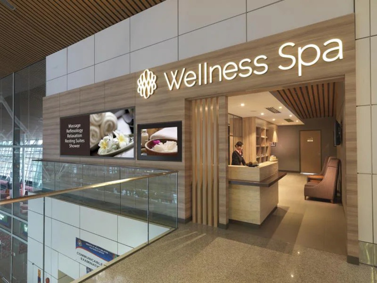 Wellness Spa in der Plaza Premium Lounge