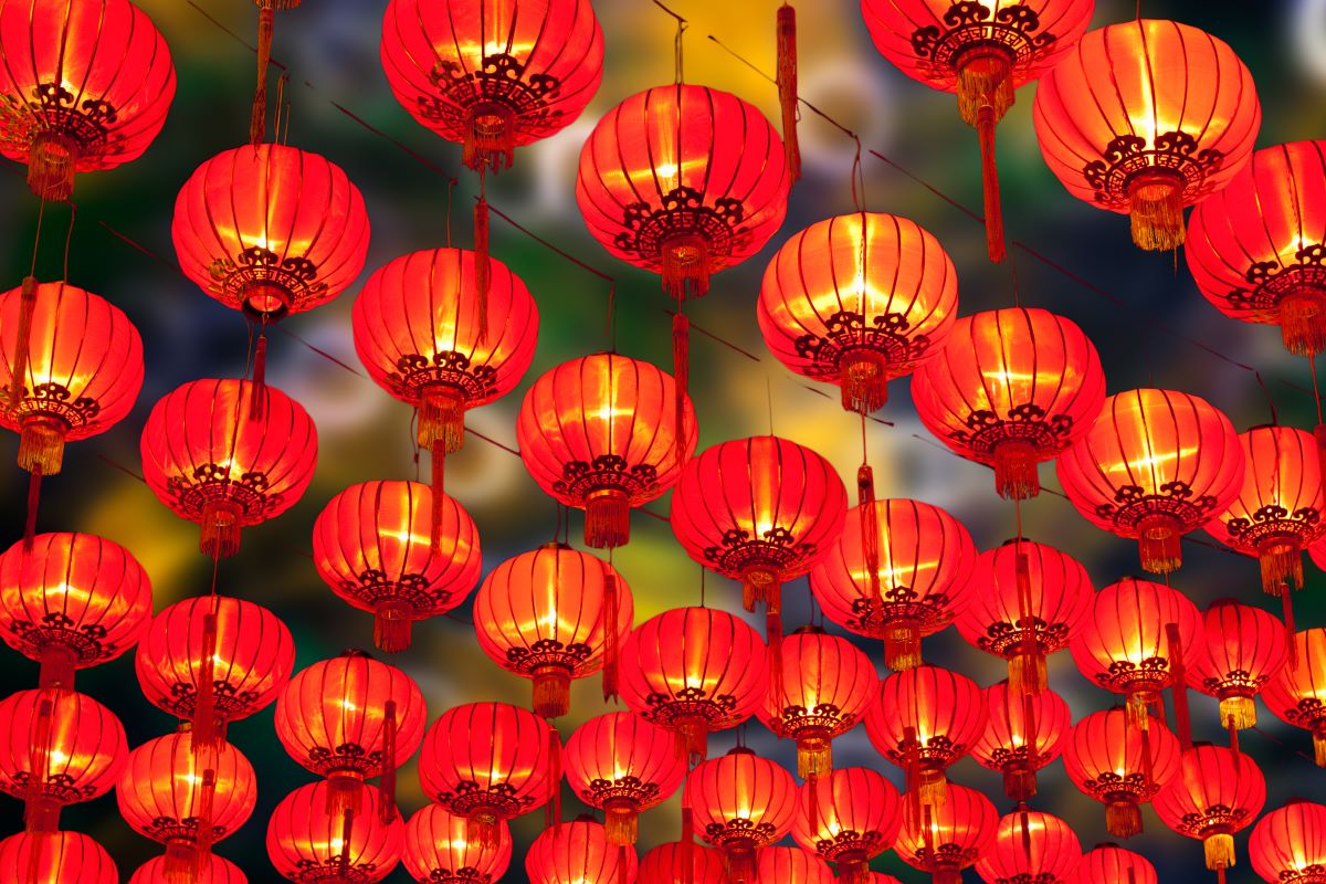 Lunar New Year Red Lanterns Lunar New Year Red Lanterns