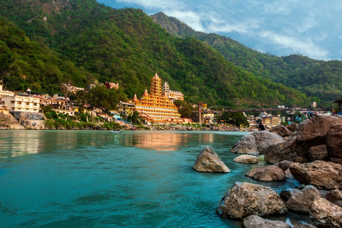 Lakshman Jhula by the Ganga River