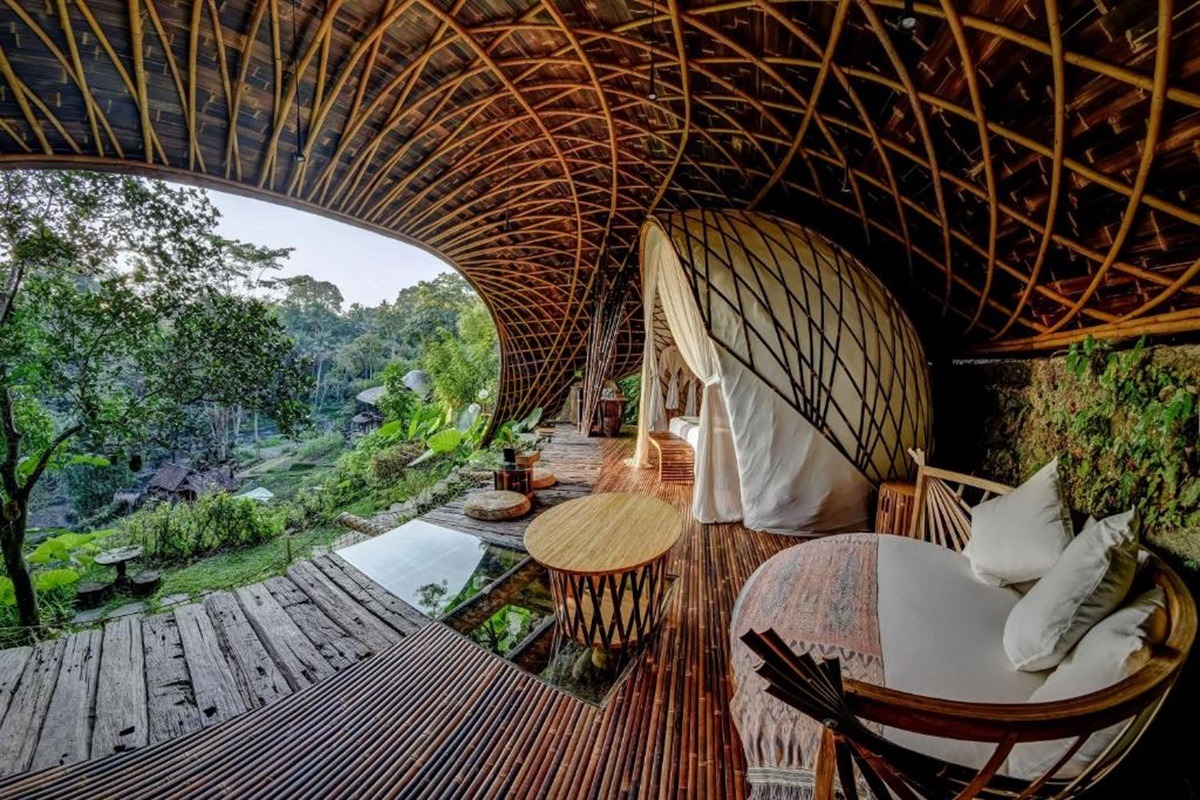 Bambu Indah auf Bali, Indonesien Bambu Indah auf Bali, Indonesien