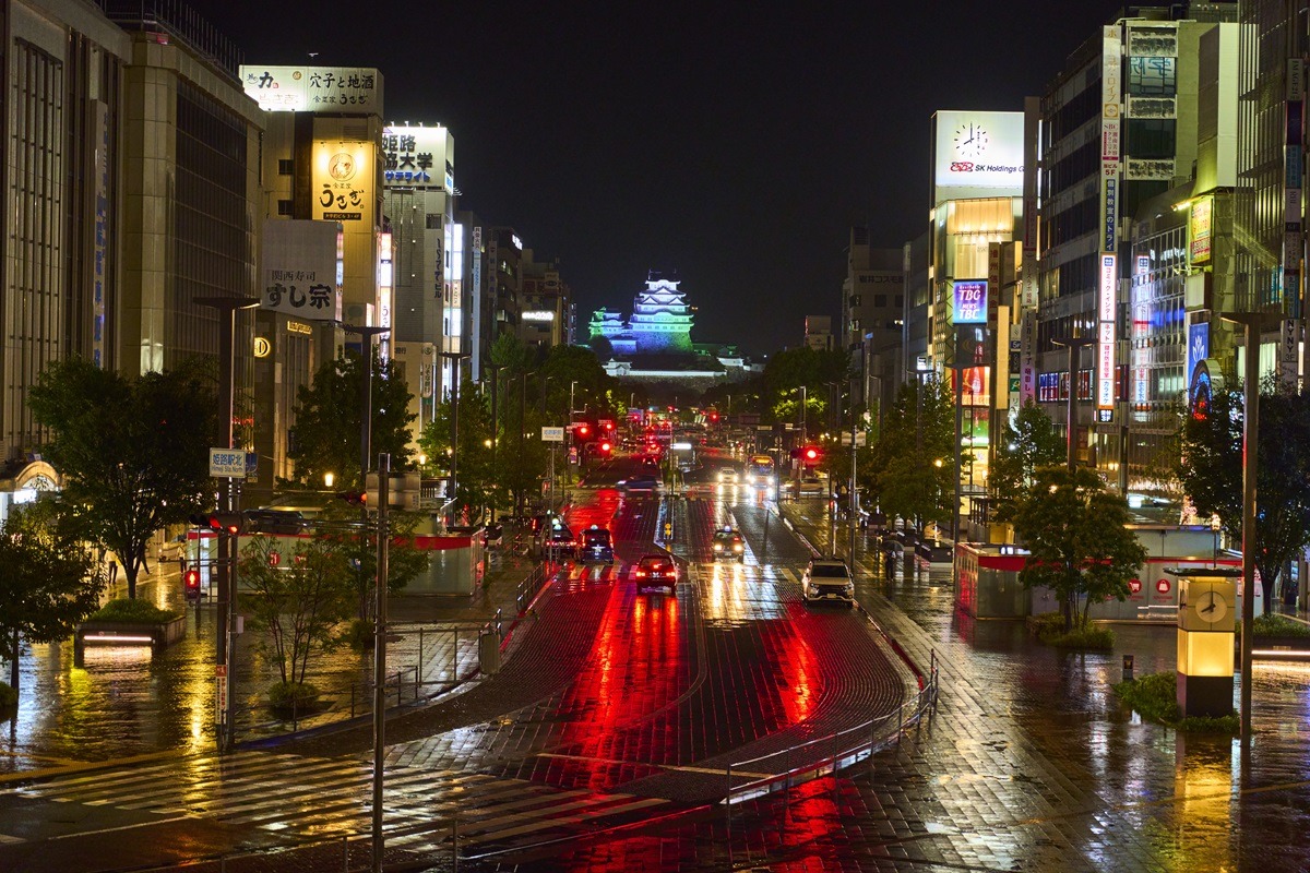Himeji Castle at Night Himeji Castle at Night