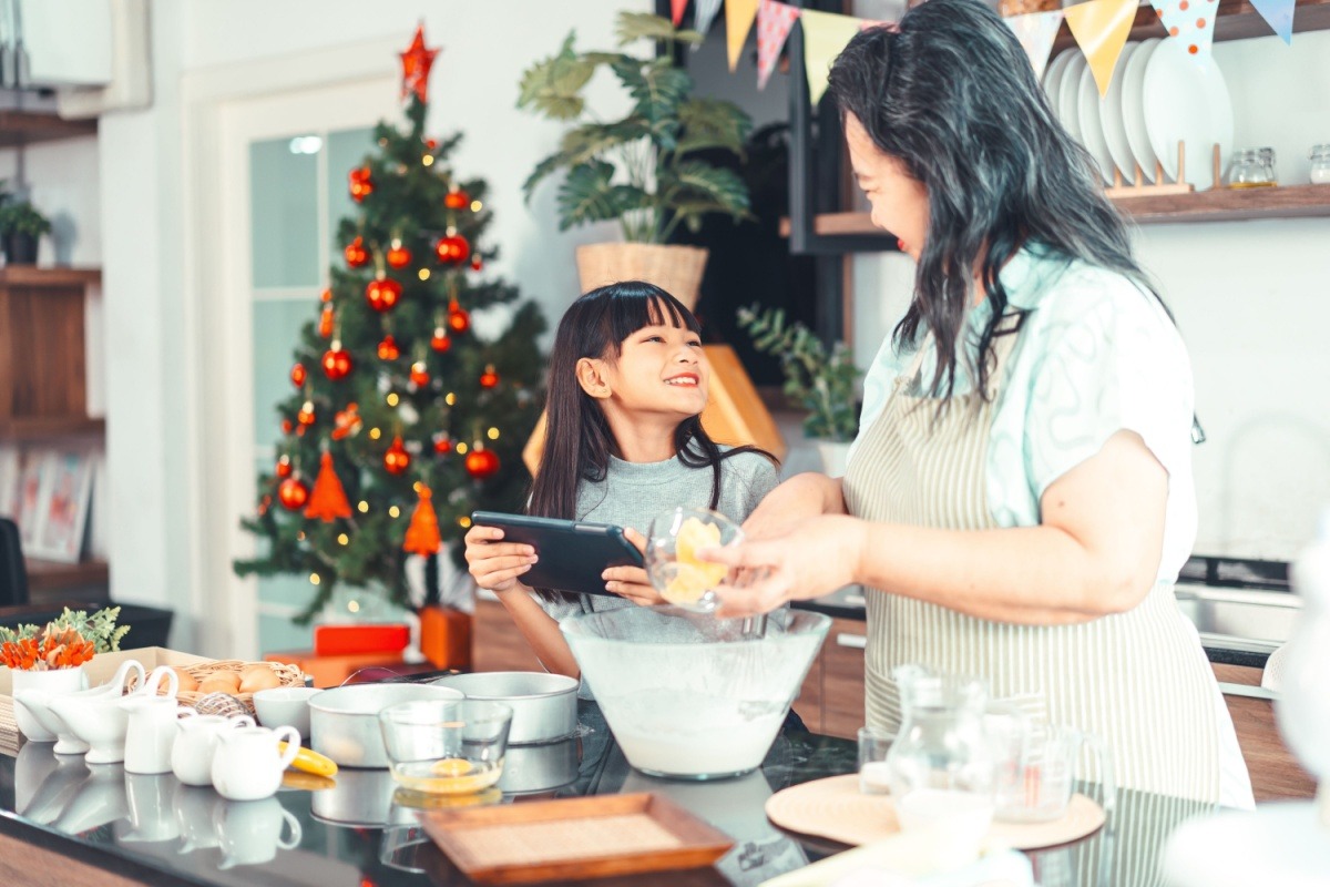 Indonesian Family during Christmas Indonesian Family during Christmas