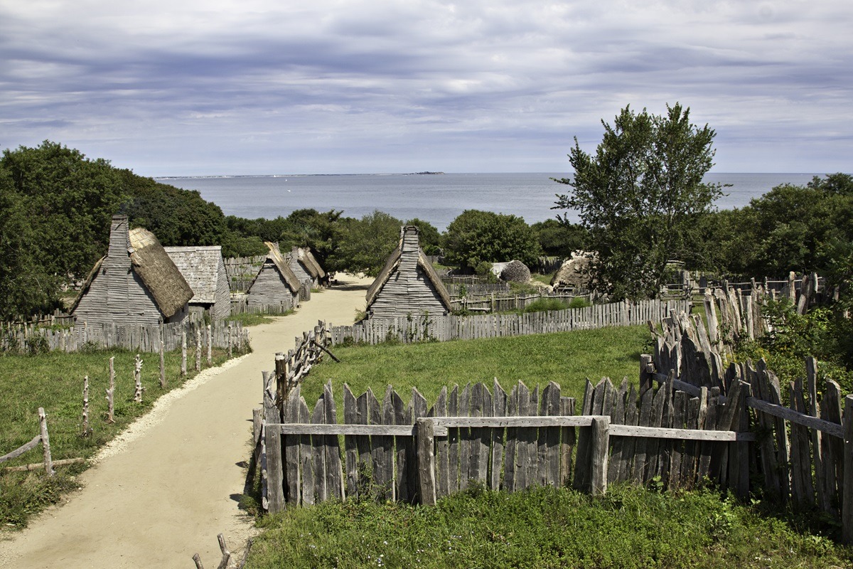 Plimoth Plantation in Plymouth, USA Plimoth Plantation in Plymouth, USA