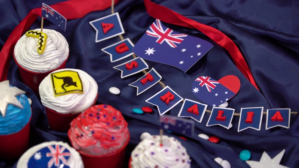 Australien-Tag-Cupcakes Australien-Tag-Cupcakes