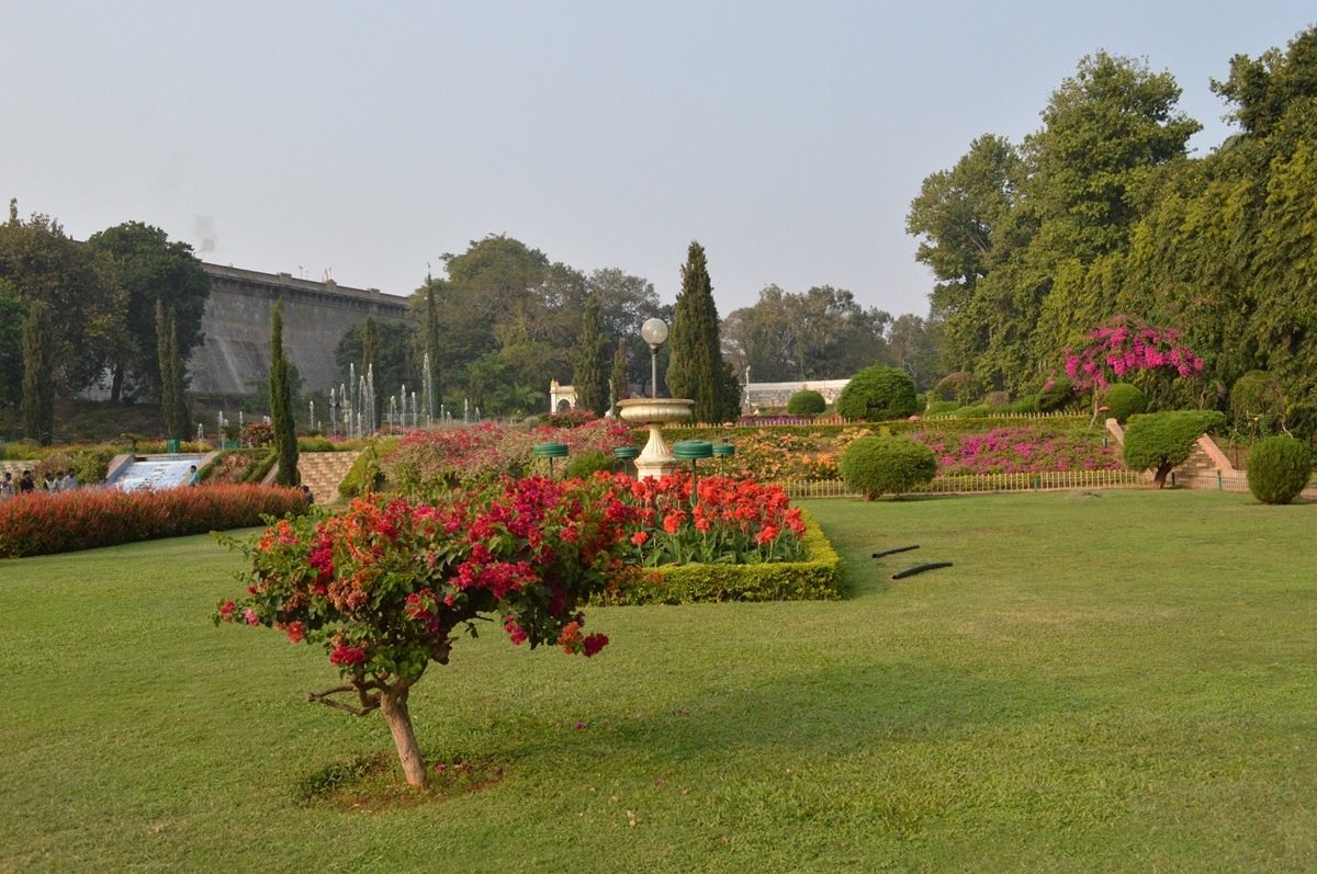 Brindavan Gardens in Mysore, India Brindavan Gardens in Mysore, India