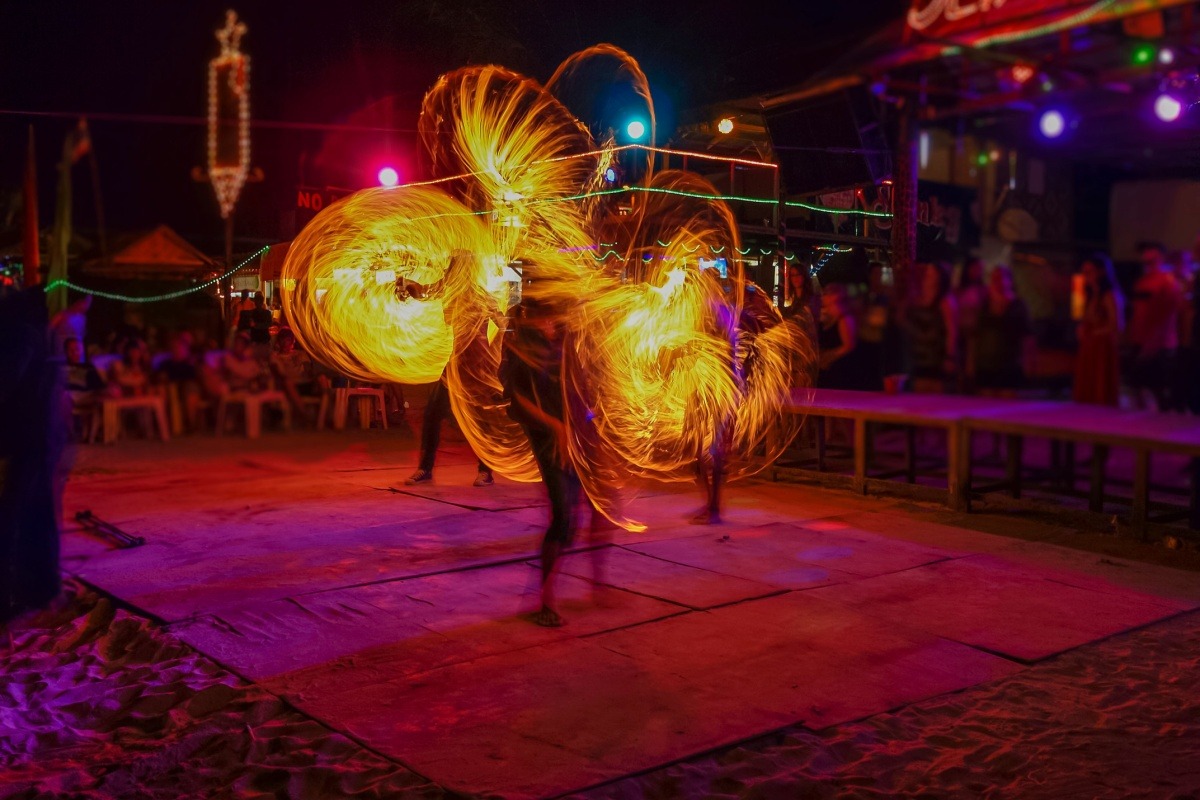 Fire Show on the Beach, Krabi Fire Show on the Beach, Krabi