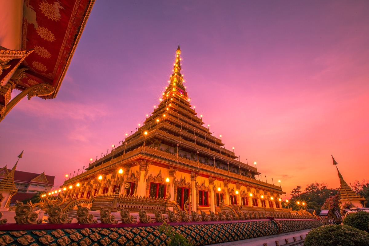 Wat Nong Wang in Khon Kaen, Thailand Wat Nong Wang in Khon Kaen, Thailand